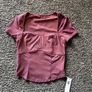 BNNU Women's Mauve Crop Top